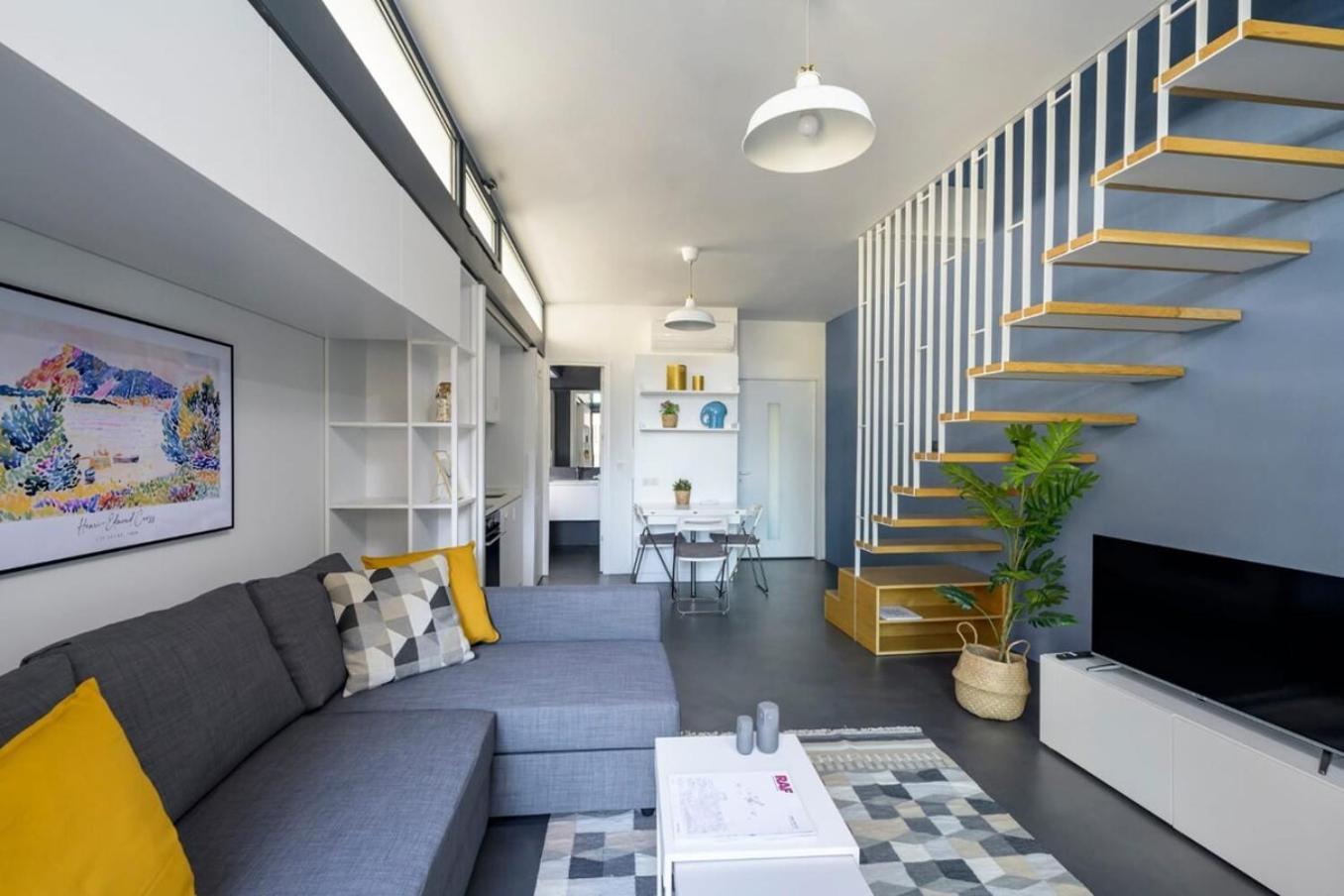 Bright Modern Design New Duplex Loft Patio! #145 Hotell Istanbul Exteriör bild